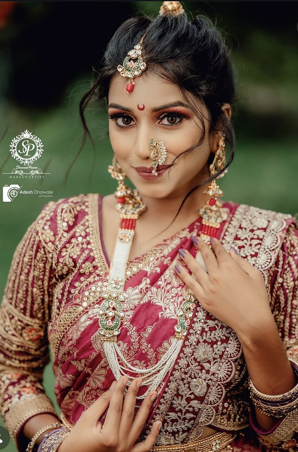 Classic Maroon Elegance